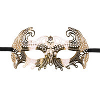 EasyToys – Venezianische Maske aus Metall in Gold