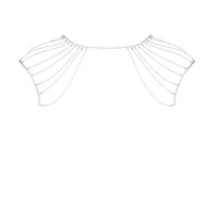 Magnifique Schulterkette - Silber