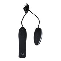 Elegantes Vibro-Ei in Schwarz