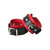 Strict Leather Deluxe Black and Red Locking Cuffs