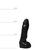Realistischer Dildo 22 cm in Schwarz