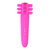 Stimulator/Vibrator aus Silikon in Pink