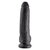 King Cock 23 cm Dildo mit Hoden Schwarz