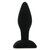 Mini Buttplug aus Silikon in Schwarz