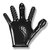 Finger Fuck Handschuh - Schwarz