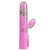 Stoßender Vibrator mit Perlen in Pink