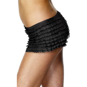 Fever – Short für Damen, in Schwarz mit Spitze