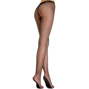 Music Legs – Klassische Netzstrumpfhose in Schwarz