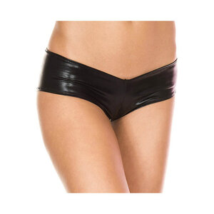 Micro Metallic Shorts SCHWARZ