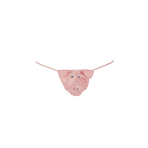 Herren String Pink Pig