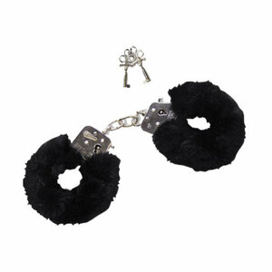 Furry Love Cuffs Schwarz