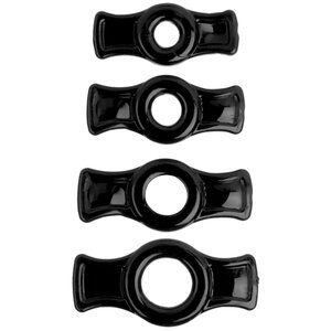 TitanMen Cock Ring Set - Black