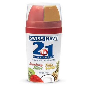 Swiss Navy 2-in-1 Gleitmittel mit Geschmack