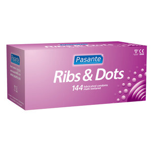 Pasante Ribs & Dots Kondome 144 Stück