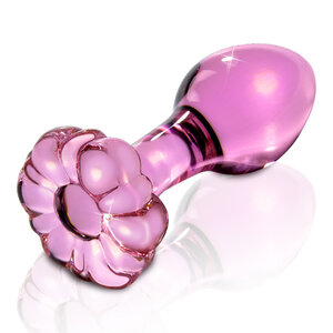 Dildo aus Glas in Pink Icicles No 48