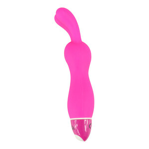 Hautfreundlicher Vibrator aus Silikon in Pink