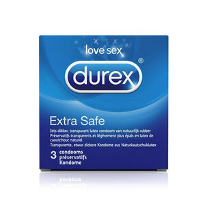 Extra sicher mit den Durex Extra Safe Kondomen 6 Stück