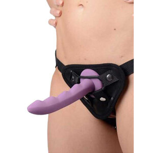 Strap-on Umschnalldildo in Violett