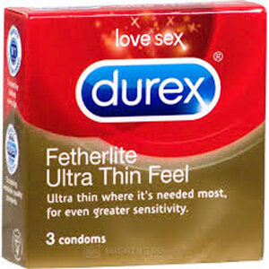 Durex Fetherlite Extra dünne Kondome – 3 Stück