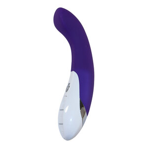 Mystim Vibrator in Violett mit gebogener Spitze