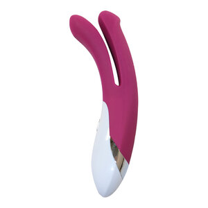 Mystim Doppelvibrator aus Silikon in Violett