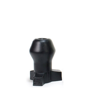 Hohler Buttplug klein in Schwarz