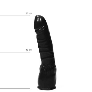 Realistischer Dildo 20 cm in Schwarz