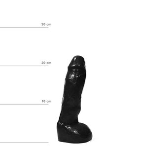 Realistischer Dildo 22 cm in Schwarz