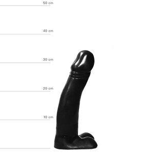 Realistischer Dildo in Schwarz