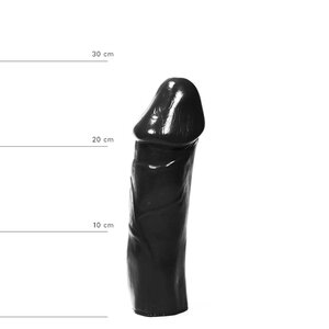 Realistischer Dildo in Schwarz – All Black