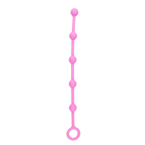 Genoppte Analkugelkette Pink S