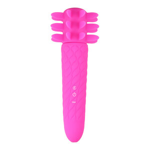 Stimulator/Vibrator aus Silikon in Pink