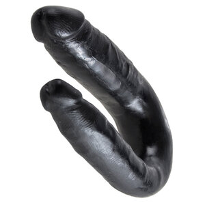 King Cock Small Double Trouble Black