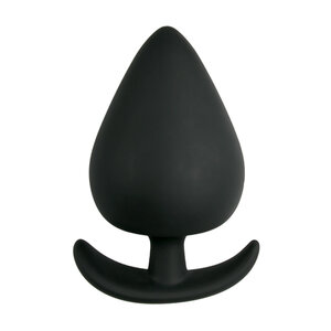 Schwarzer Anker-Buttplug - Groß