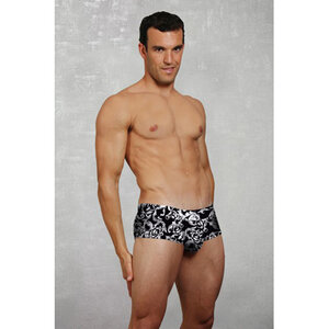 Fantasy Print Schwarze Boxershorts