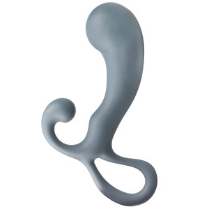 Prostatic Play Crusade Silikon Prostata-Plug mit angewinkeltem Kopf