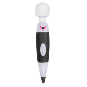 Pixey Mini Wand Vibrator - Schwarz