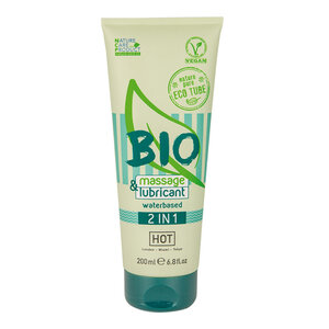 HOT BIO 2 in 1 Massage- und Gleitgel auf Wasserbasis