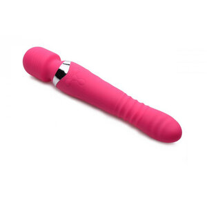 Ultra Thrusting und Vibrating Wand Vibrator aus Silikon