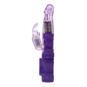 Rabbit Vibrator mit 12 Stufen in Violett