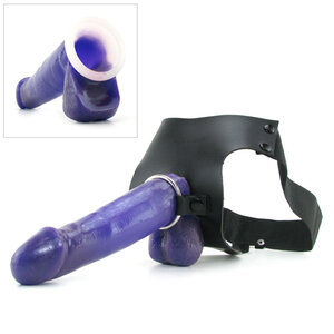 Purple Delight Hollow Strap-On