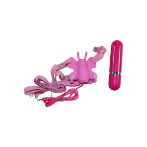 Auflegevibrator in Pink mit Bändchen