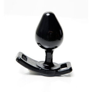 Strap-on Buttplug in Schwarz