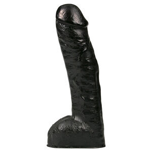 All Black – Realistischer schwarzer Dildo 29 cm