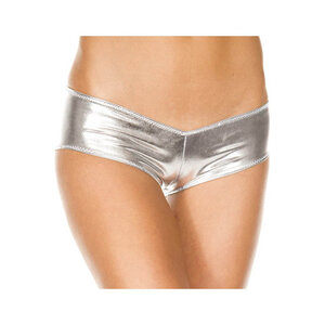 Micro Metallic Shorts SILBER