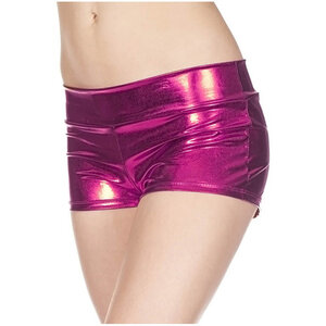 Metallic Mini Hot Pants FUCHSIA