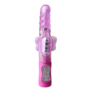 Butterfly Pearl Vibrator Pink