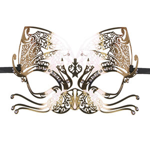 EasyToys – Durchbrochene venezianische Maske in Gold