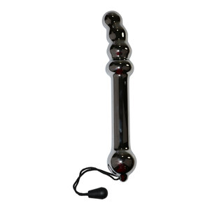 Chrome Dipped Glass Pleasure Probe