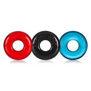 Donut Black Ringer 3 Pack - Small